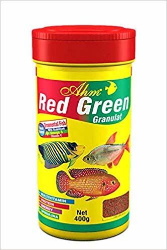 Ahm Red Green Granulat Karma Balık Yemi 1000 ml
