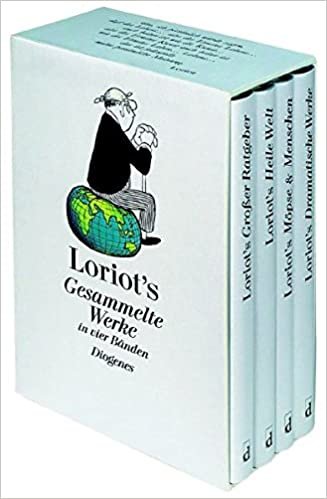 Loriots Gesammelte Werke in vier Bänden in Kassette (Kunst): 4 Bände.