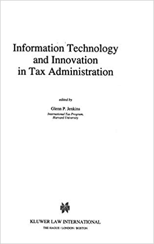 Information Technology And Innovation In Tax Administration (Law & Electronic Commerce) indir