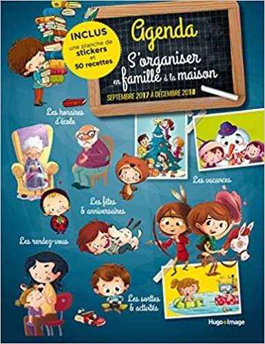 Agenda s'organiser en famille à la maison de Septembre 2017 à Décembre 2018 indir