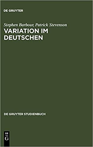 Variation im Deutschen: Soziolinguistische Perspektiven (De Gruyter Studienbuch)