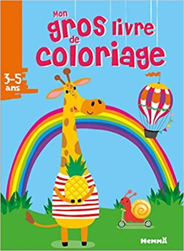 Mon gros livre de coloriage (3-5 ans) (Girafe) (Gros livres de coloriages) indir