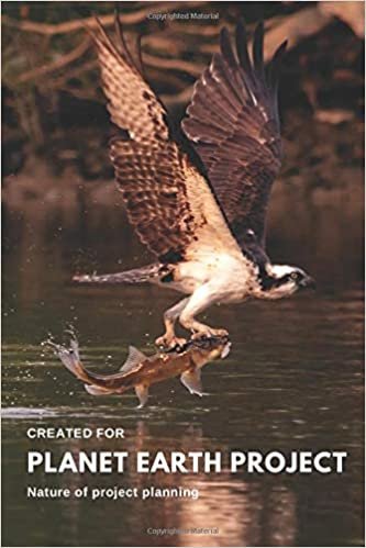 Planet Earth Project: Fish And Hawk, Pads, Notebook, Journal, Diary, Diaries, Notepads (Blank)