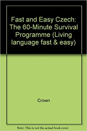 Fast and Easy Czech: The 60-Minute Survival Programme (Living language fast & easy) indir
