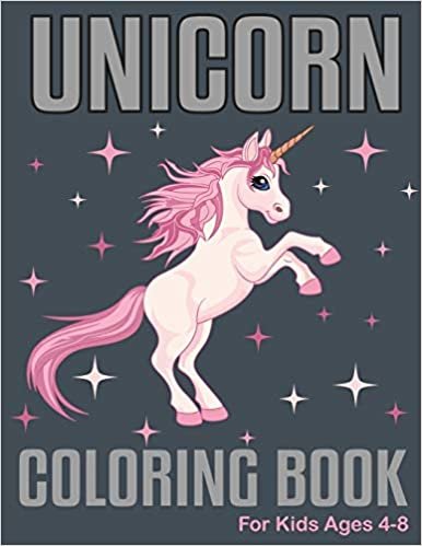 Unicorn Coloring Book: For Kids Ages 4-8 (Mythical Edition)