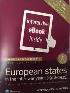 Pearson Baccalaureate History Paper 3: European states eText (Pearson International Baccalaureate Diploma: International Editions)