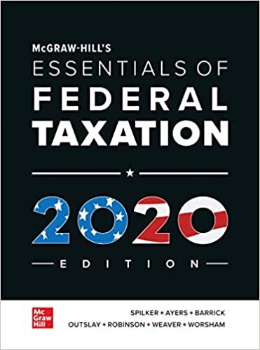 McGraw-Hill's Essentials of Federal Taxation 2020 Edition indir