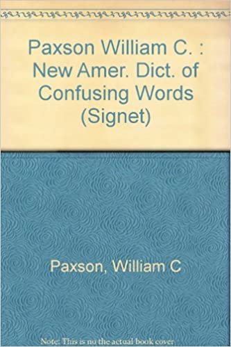 Dictionary of Confusing Words, The New American (Signet)