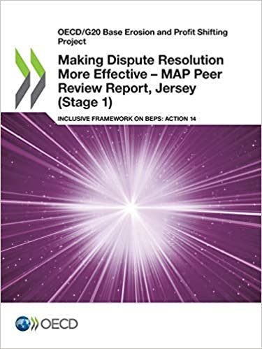 Making Dispute Resolution More Effective - MAP Peer Review Report, Jersey (Stage 1) (OECD/G20 base erosion and profit shifting project)
