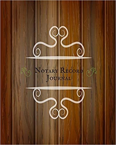 Notary Record Journal: Official Notary Journal| Public Notary Records Book|Notarial acts records events Log|Notary Template| Notary Receipt Book