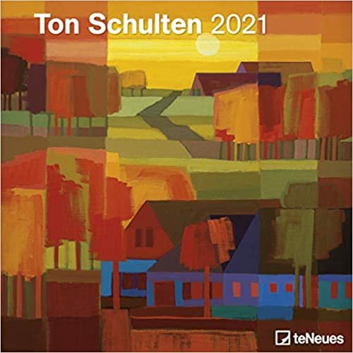 Ton Schulten 2021 - Wand-Kalender - Broschüren-Kalender - 30x30 - 30x60 geöffnet - Kunst-Kalender