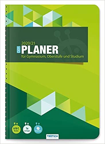 Trötsch Schulplaner Gymnasialplaner "Dreieck" 2020/2021: Schülerkalender, Timer, Terminkalender
