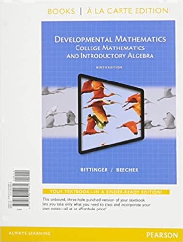 Developmental Mathematics + Mymathlab: Books a La Carte Edition indir