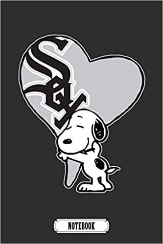 Snoopy Hugs The Chicago White Sox Heart MLB Camping Trip Planner Notebook MLB.