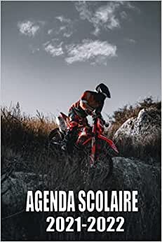 Agenda Scolaire 2021 2022 Motocross: Planificateur 1 Jour Par Page pour fille et garcon | Agenda journalier moto | Fournitures scolaires pour college ... Couverture original pour les fans de moto gp