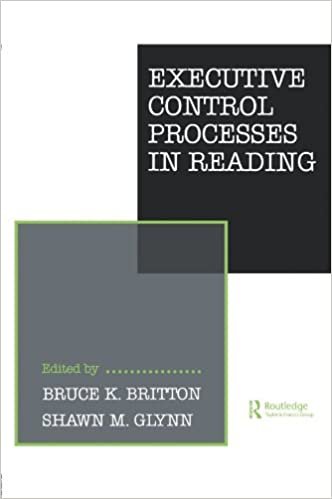 Executive Control Processes in Reading (Reading and Comprehension) indir