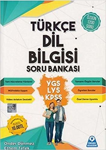 Örnek Akademi YGS-LYS-KPSS Türkçe Dil Bilgisi Soru Bankası indir