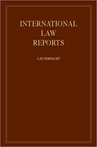 International Law Reports 160 Volume Hardback Set: International Law Reports: Volume 11