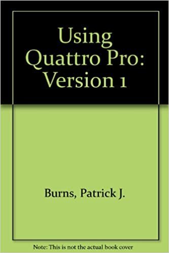 Using Quattro Pro: Version 1 indir