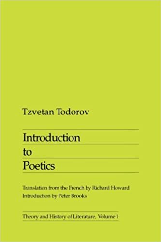 Introduction To Poetics (Theory and History of Literature)