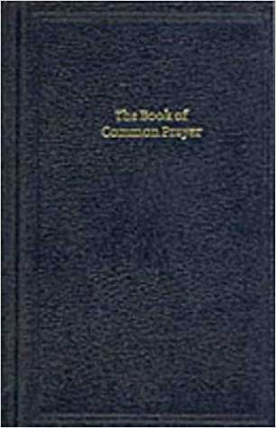 BCP Standard Edition Prayer Book Black imitation leather hardback 601B: Pitt Bourgeois Prayer Book