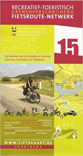 Scheldt & Somme (sources) 15 biking & hiking map springs of indir