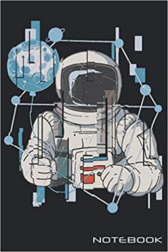 Notebook: An astronaut journal gift | 6x9 inches | colleged ruled line pages | 150 pages