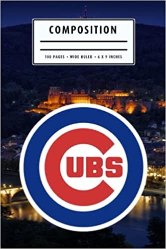 Weekly Planner Composition : Chicago Cubs Notebook- To My Baseball Son , To My Baseball Dad - Baseball Notebook #19