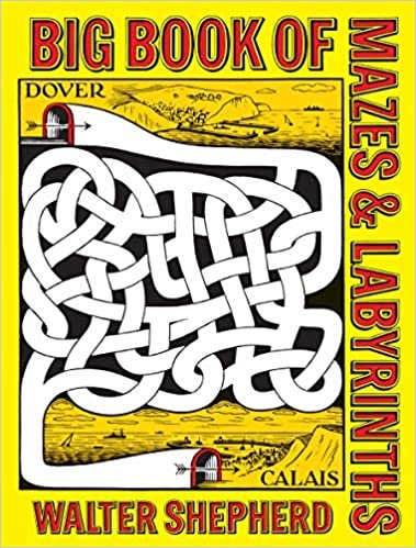Big Book of Mazes and Labyrinths (Dover Children's Activity Books) indir
