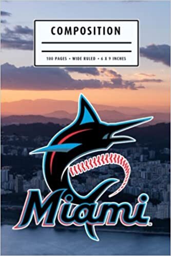 Composition : Miami Marlins Notebook- To My Baseball Son , To My Baseball Dad - Baseball Notebook #26