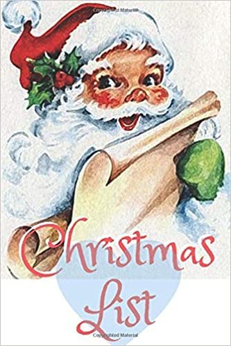 christmas List: Notebook Christmas Series; Christmas Journal /Diary, (110 Pages, Lined, 6 x 9) (Christmas Notebook, Band 4) indir
