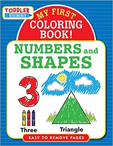 Toddler Time! My First Colouring Book - Numbers & Shapes