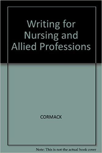 Writing for Nursing and Allied Professions