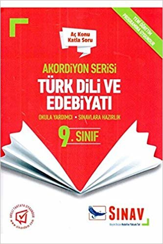 Sınav 9.Sınıf Türk Dili ve Edebiyatı Soru Bankası Akordiyon Serisi