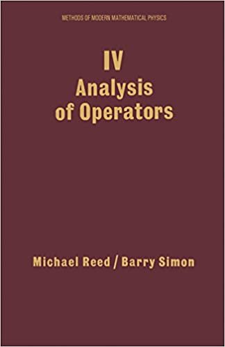 Methods of Modern Mathematical Physics. Volume IV: Analysis of Operators