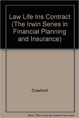 Law Life Ins Contract (The Irwin Series in Financial Planning and Insurance)