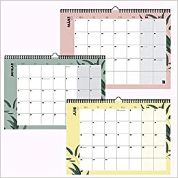 Mehrseitiger Design Wandkalender A4 quer, spiralisiert (2021): Praktischer Kalender für ein schönes Interior indir
