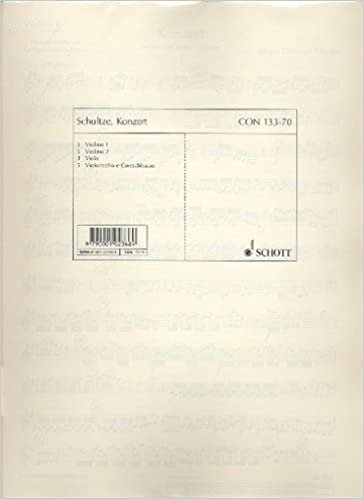Konzert G-Dur: Alt-Blockflöte, Streicher und Cembalo. Stimmensatz. (Concertino)
