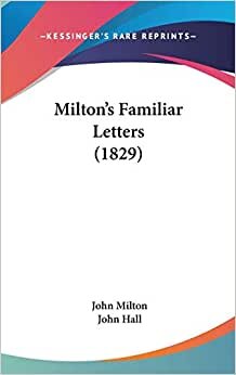 Milton's Familiar Letters (1829)