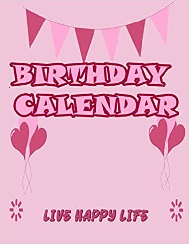 Birthday Calendar: birthday calendar 2020!!! You Can Use This To Record FAmily's and Friends Birthdays.so you dont forget .Why not make them a Birthday card when it's their birthday !!!!!