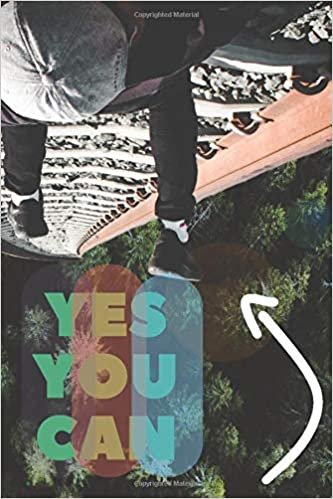 Yes You Can: Motivational Notebook, Journal, Diary (110 Pages, Blank, 6 x 9) indir