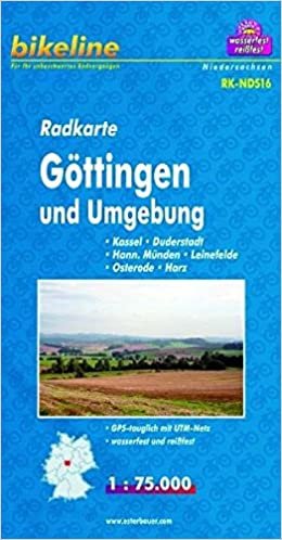 Gottingen and surroundings Cycle Map 2011