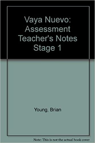 Vaya Nuevo: Assessment Teacher's Notes Stage 1 indir