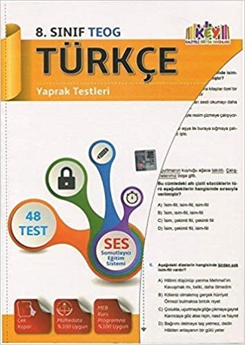 8. Sınıf Türkçe Yaprak Testleri: Somutlayıcı Eğitim Sistemi