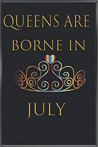 Queens are Born in July Notebook Journal a great gift for a July birthday: This super lux mini velvet journal is the perfect gift to propose or thank ... 6 x 9, these 365 page journals notebook