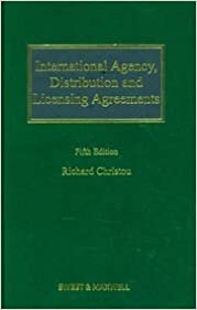 International Agency, Distribution and Licensing Agreements Book & CD-ROM indir