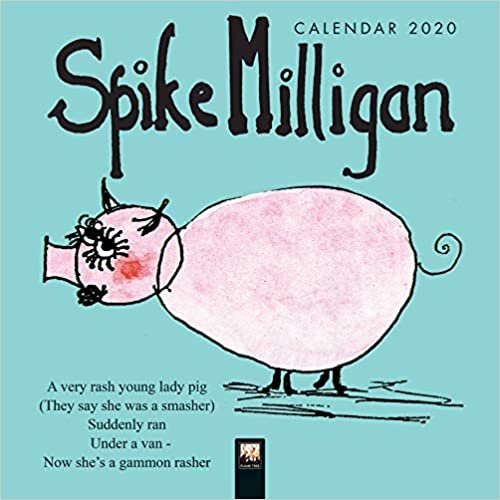 Spike Milligan - Mini Wall calendar 2020 (Art Calendar)