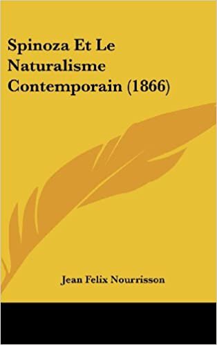 Spinoza Et Le Naturalisme Contemporain (1866)