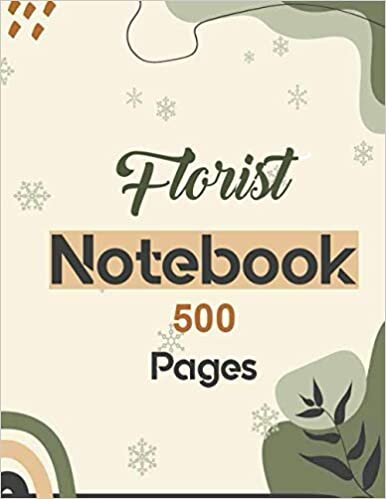 Florist Notebook 500 Pages: Lined Journal for writing 8.5 x 11|hardcover Wide Ruled Paper Notebook Journal|Daily diary Note taking Writing sheets