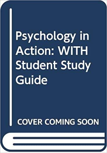 Psychology in Action: WITH Student Study Guide indir